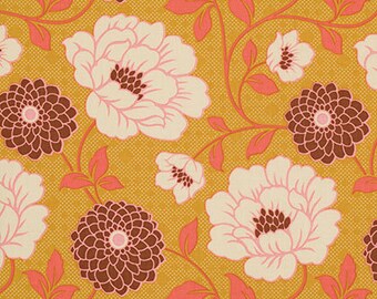 Joel Dewberry - Bungalow - Dahlia - Maize by Free Spirit Fabrics - you choose the cut
