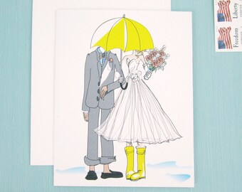 Wedding Shower Card (Blank Inside)