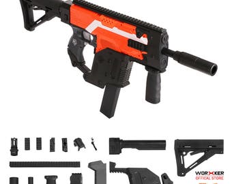 Imitación de Kriss Vector trabajador MOD Kit Combo negro para Nerf Stryfe modificar juguete