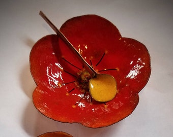 Poppy Bowl Salt Cellar w/ Spoon
