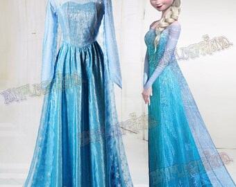 Disney Frozen ( Movie) Cosplay, Elsa Costume Adult Women Outfit