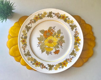 Vintage Mid century Floral Mikasa Plate, Serving Platter, Provencal Salem