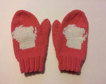 Children's Merino Wool Wisconsin Mittens