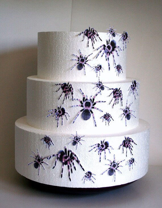 Wedding Cake Toppers Halloween Cake Topper Edible Spiders