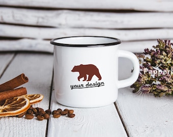 Mug mockup, Coffee mug mockup, Lifestyle photography, enameled mug mockup, vintage mug, Stock photos, Photoshop Mug Template Photography