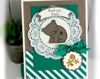 Thank You Card- Stampin' up Thank You, Friend