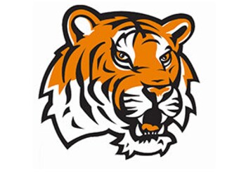 SVG - Tiger SvG. JPG included. Digitally downloadable file only Mascot Tiger Logo TEam Spirit Logo, Tiger clipart