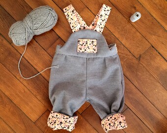 Overall 'Babyboo' flowers, gray