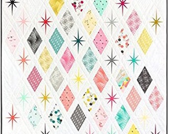 Atomic Starburst Quilt Kit- Free Shipping