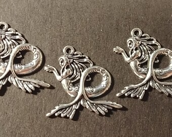 Silver Mermaid Pendant