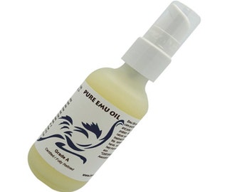 Pure Emu oil. Grade A. Fully Refined 60 ml / 2 oz