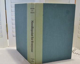 Needlepoint for Everyone Instructional Embroidery Needlework Picken White Vintage Book PanchosPorch