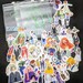Girl Set 30 Planner Stickers Fashion Model Stickers for Kikki K, Filofax Planners, Midori Stickers Die Cut 30 Pieces Pack