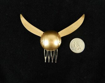 The ORIGINAL Harry Potter Golden Snitch Hair Comb now comes with gold or silver wings!