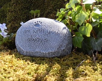 Pet Memorial Stone, Pet Sympathy Gift, Cat Memorial, Dog Memorial, Paw Print Memorial, Pet Grave Marker