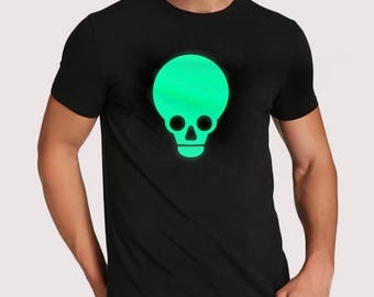 Skull T-shirt (Glows in the dark!)
