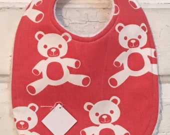 Adorable Coral Teddy Bear. FREE SHIPPING!!!