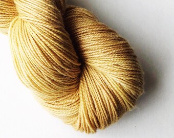 Naturally dyed Blue Faced Leicester and nylon sock weight yarn