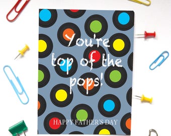Vinyl Father's Day Card