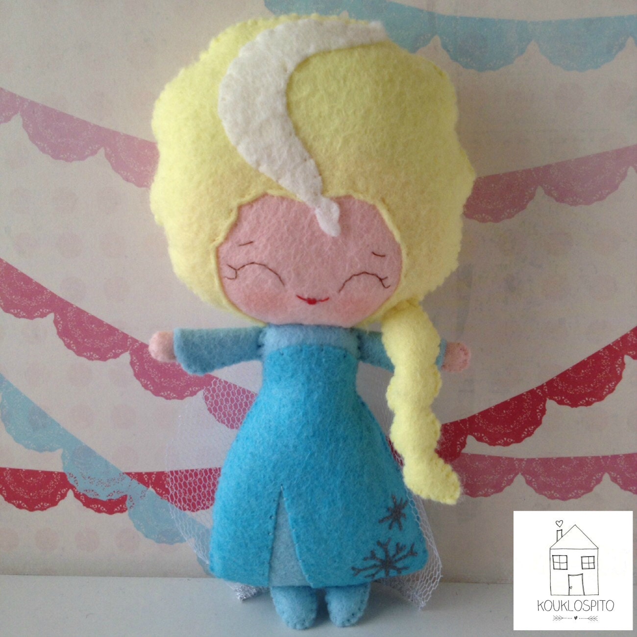 elsa felt doll