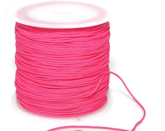 100 m / 110 yard 0.8 mm Nylon Chinese Knotting Cord, Persian Rose Shamballa Macrame, Jewelry Supplies - CNM01