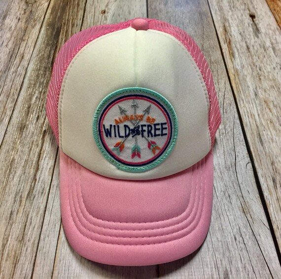 Toddler/Kids Girl's Trucker Hat pink with Always Be