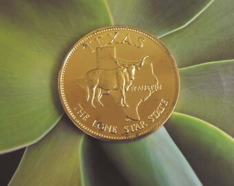 Vintage The Lone Star State Coin, Token, Medal - Texas