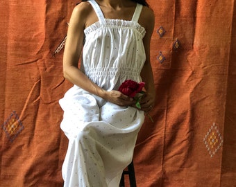 Vintage White Eyelet Sundress
