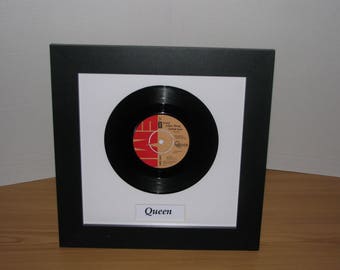 Queen Crazy little thing called love 7" framed vinyl gift