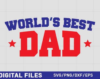 Download Worlds Best Dad SVG Fathers Day Clip Art Earth SVG Worlds