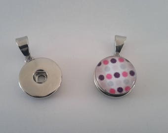 Sterling Silver 18mm snap buttons