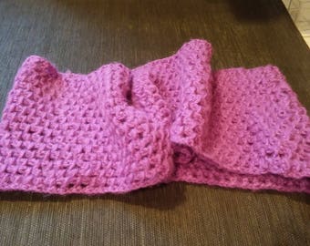 Purple Infinity Scarf
