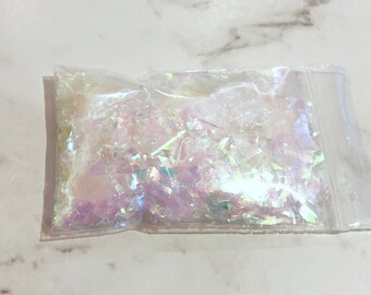 Iridescent Glitter Flakes - Perfect for slime!