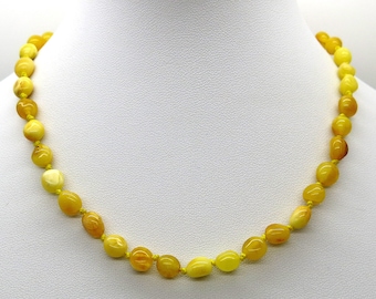 Natural Genuine Baltic Amber Baby Teething Necklace Honey Color