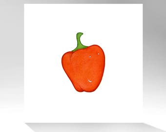 PEPPER / Archival Quality Print of Original Watercolor Painting