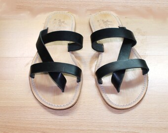 Leather sandals