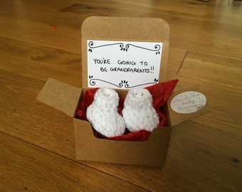 Pregnancy Announcement - Pregnancy Reveal To Grandparent- Baby Reveal To Family - Announcement Box- Pregnancy Reveal - Baby Announcement