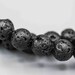Natural Lava Gemstone 6mm Beads Round Lava Rock Beads 60 beads on 16" Strand Mala Making Supplies SKU-LAVA-4