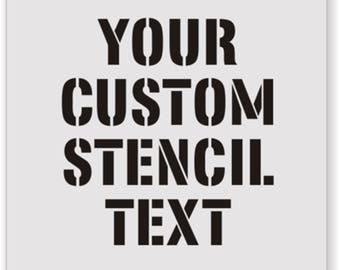 Custom stencils upto 15x30"