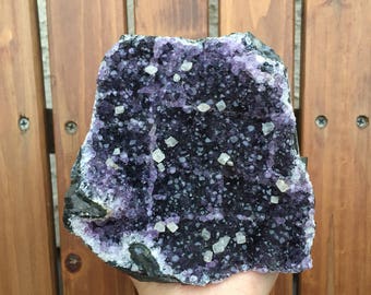 4 in. Standing Amethyst, Amethyst Bookend, Amethyst Tower