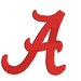 Alabama A Script Embroidery Design (2) Instant Download