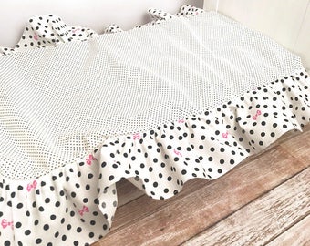 Doll Bed Dust Ruffle, 18 Inch Doll Bed Dust Ruffle