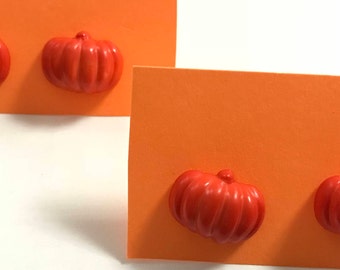 Pumpkin Earrings