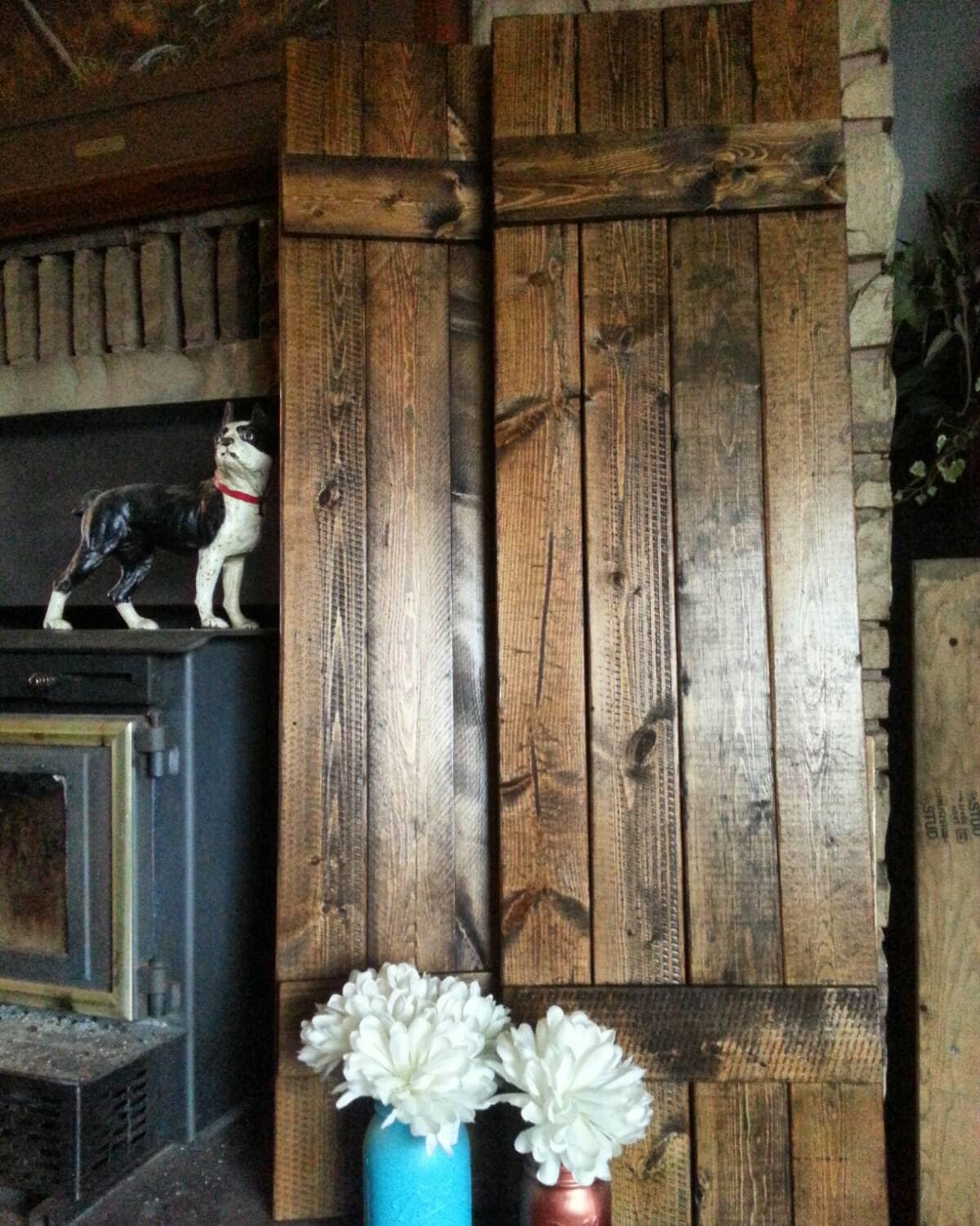 48 RUSTIC wood shutters - Primitive shutters - Decorative Shutters ... 48 RUSTIC wood shutters - Primitive shutters - Decorative Shutters ...