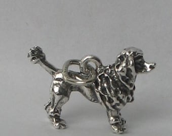 SALE Vintage Sterling Poodle Charm