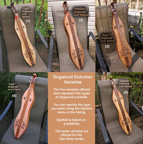 Hourglass Mountain Dulcimer Virginia Dogwood Includes