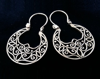 Sterling Silver Hoop Earrings - Flamenco Earrings Arcos - Hoop Earrings - Handmade Earrings, Gypsy Earrings, Silver Jewelry, Gift Idea