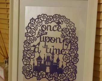 Once a upon a time paper cut
