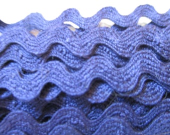 12 m Navy Blue croquet 0.8 cm wide