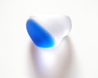 Collectors Seaglass - Bright Blue Multi - Jan 02 - from Seaham beach, UK